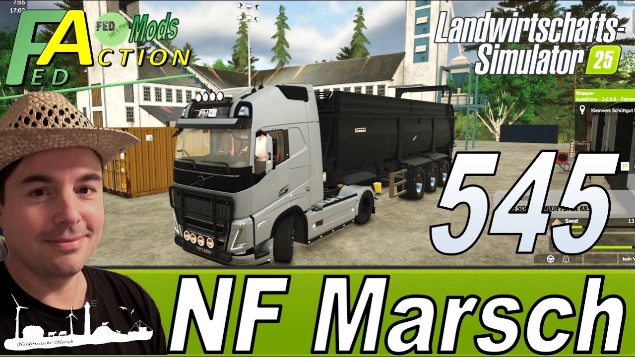 LS25 🚜 545 NF Marsch 4fach Mist streuen muss auch mal sein #landwirtschaftssimulator25 #letsplay