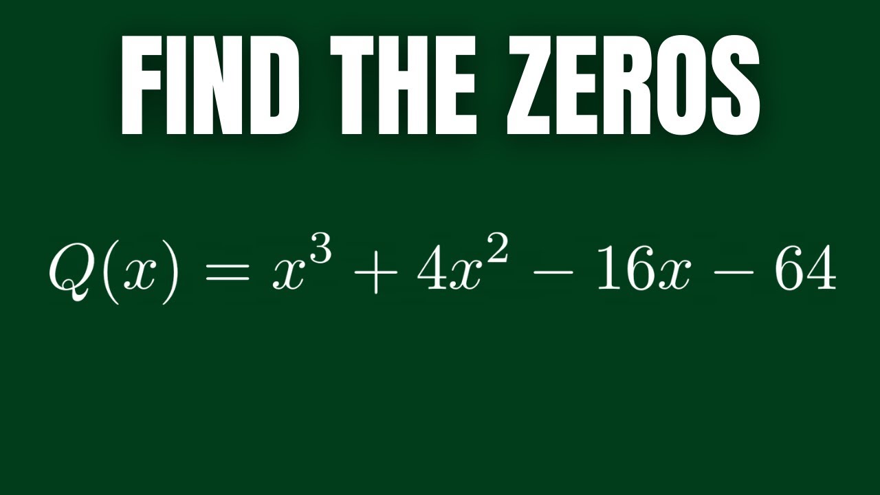 Write the Polynomial as a Product of Linear Factors and Find the Zeros