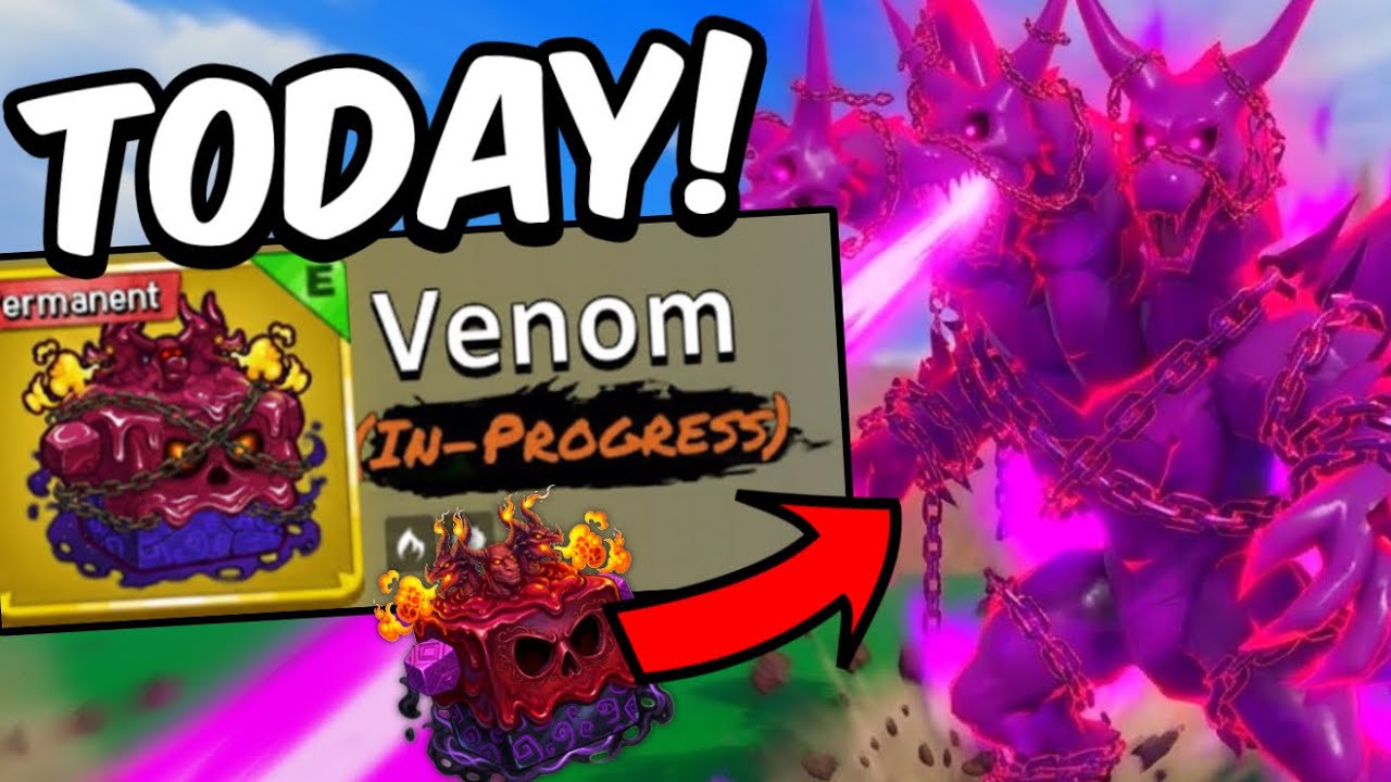 Сегодня в Blox Fruits обновлённый VENOM! Пасхальное обновление и дата выхода!