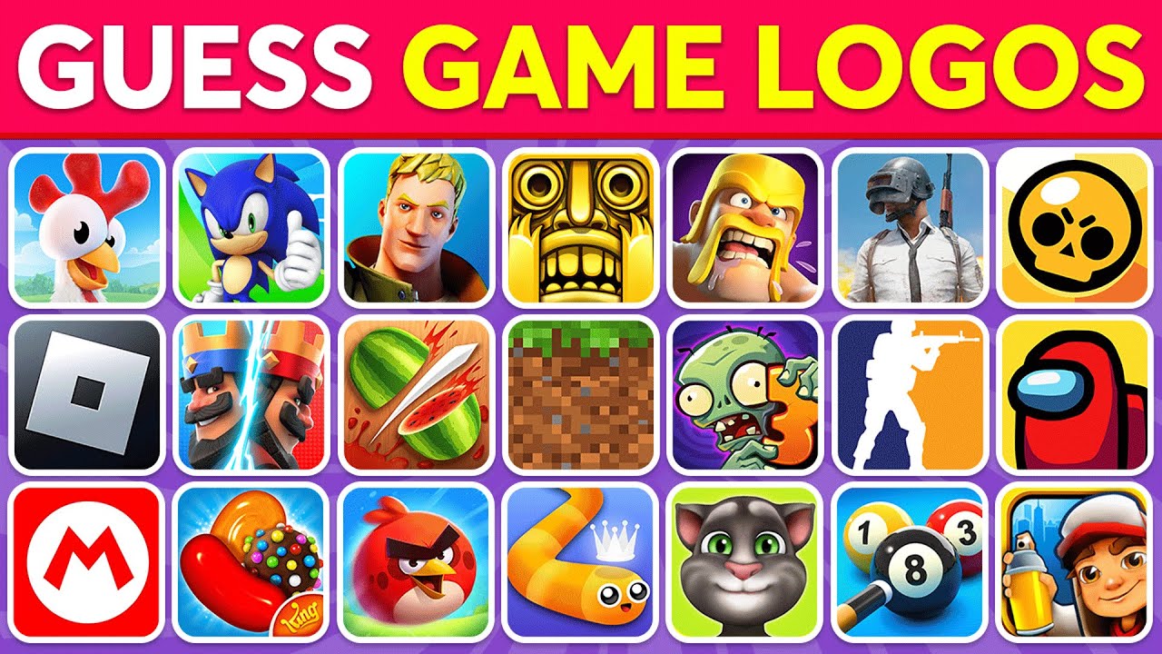 Guess the Game Logo in 3 Seconds | 100 Famous Game Logos | Logo Quiz