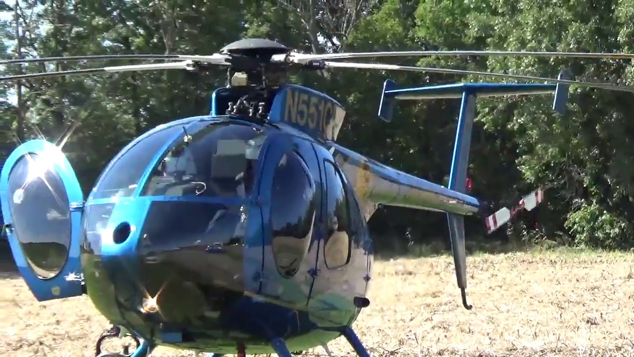 Police MD530 start up & takeoff