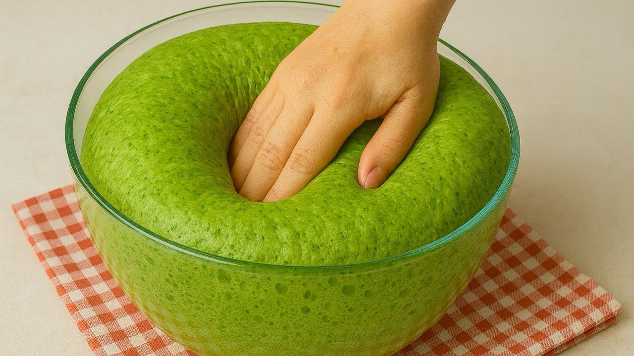 Рецепт зелёной погачи со шпинатом и лабне! Готовлю к праздничному столу.