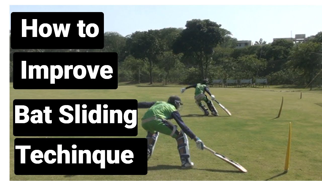 How to improve bat sliding technique in running between wickets|Urdu|Hindi by taimur azam Level 4