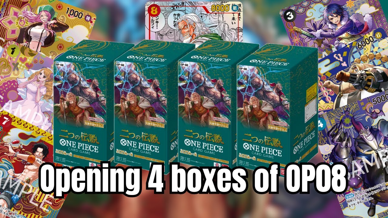 Opening the NEW OP08 Two Legends! Booster box! [One Piece TCG]