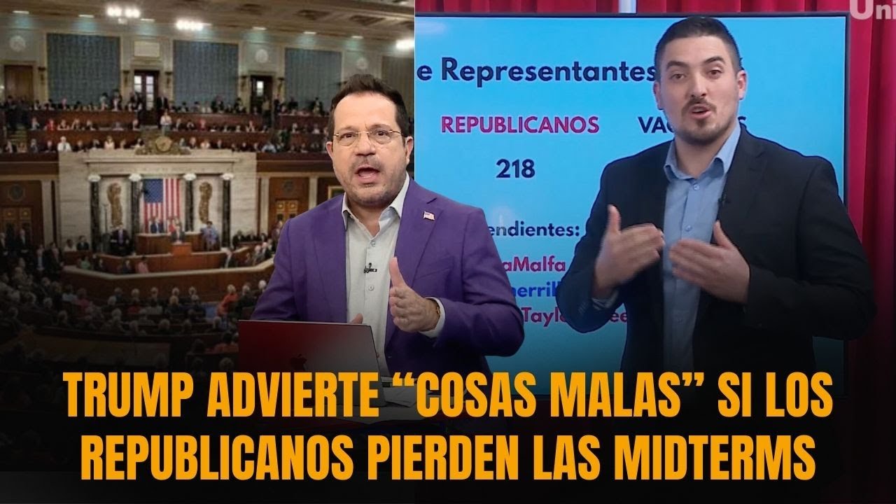 TRUMP ADVIERTE “COSAS MALAS” SI LOS REPUBLICANOS PIERDEN LAS MIDTERMS: ¿QUÉ VIENE? | Sánchez Grass