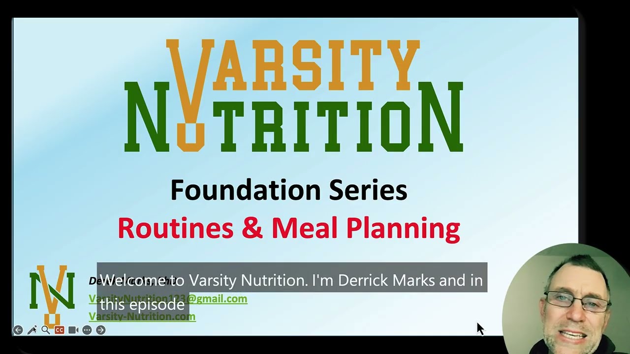 NUTRITION ROUTINE - Developing Your Nutrition Routine and Meal Planning