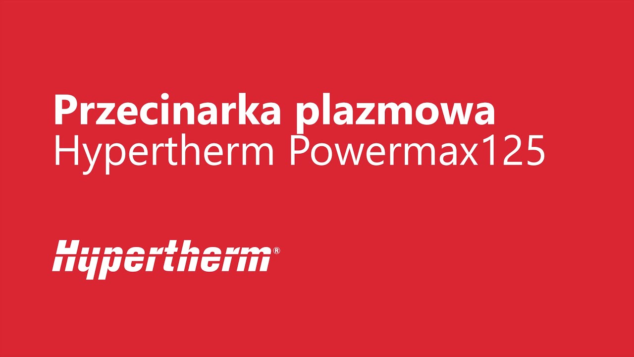 Przecinarka plazmowa Hypertherm Powermax125