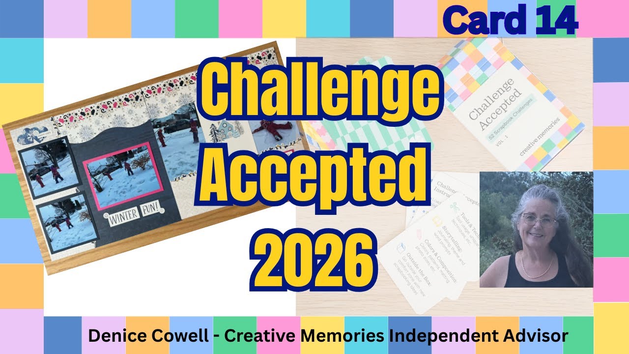 Конкурс CM Scrapbook Challenge Accepted 2026 - Открытка 14 - Выберите время года