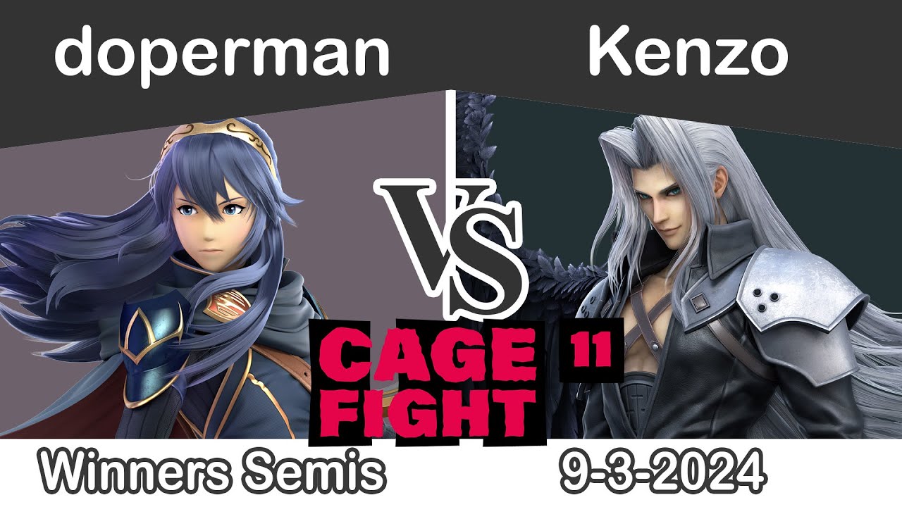 Cage Fight 11 - doperman (Lucina) vs Kenzo (Sephiroth) WS - SSBU