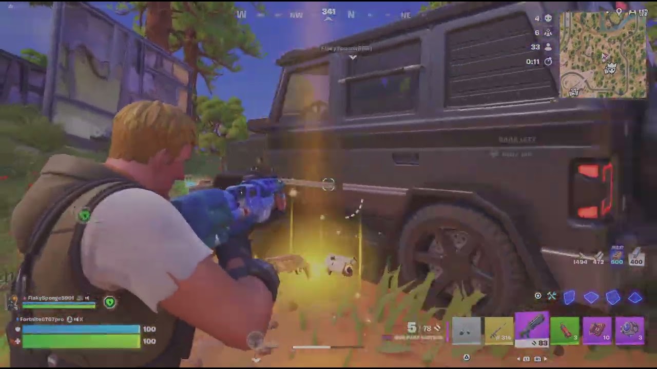 Me playing with my friend