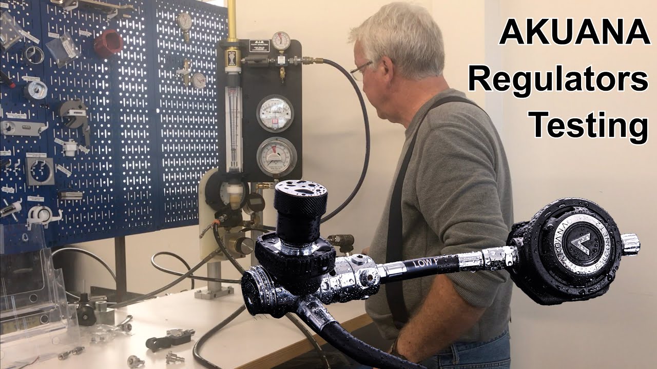 AKUANA 1st Stage & 2nd Stage Regulator Test
