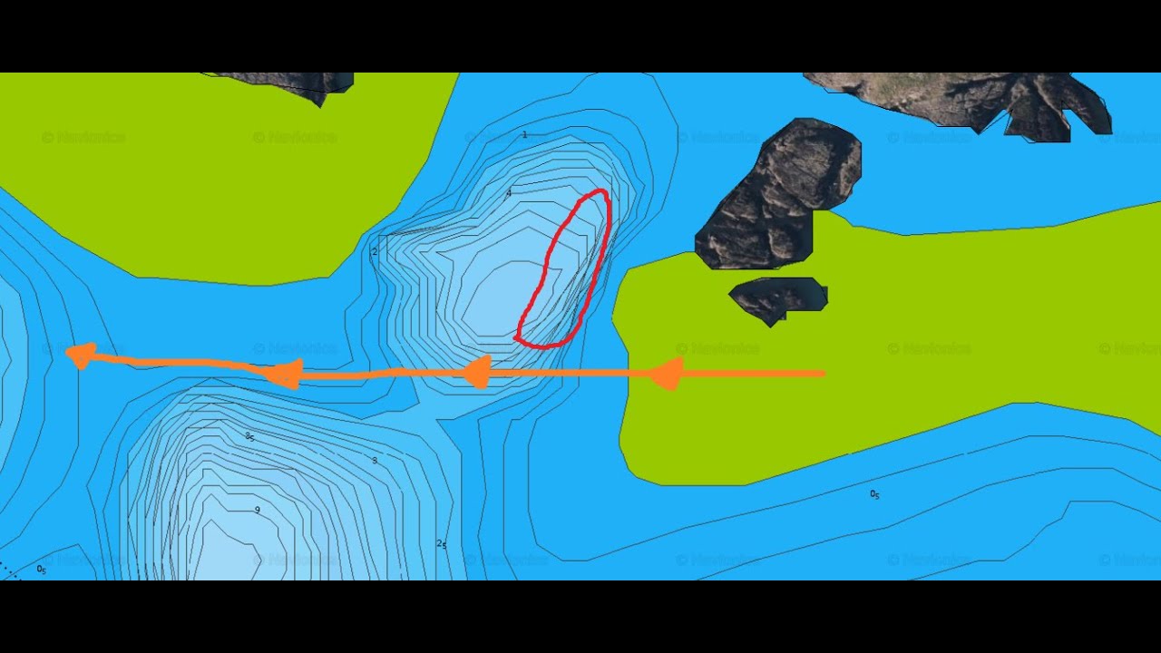 How to find new Spearfishing marks using charts and maps (I shoot a big Bass)