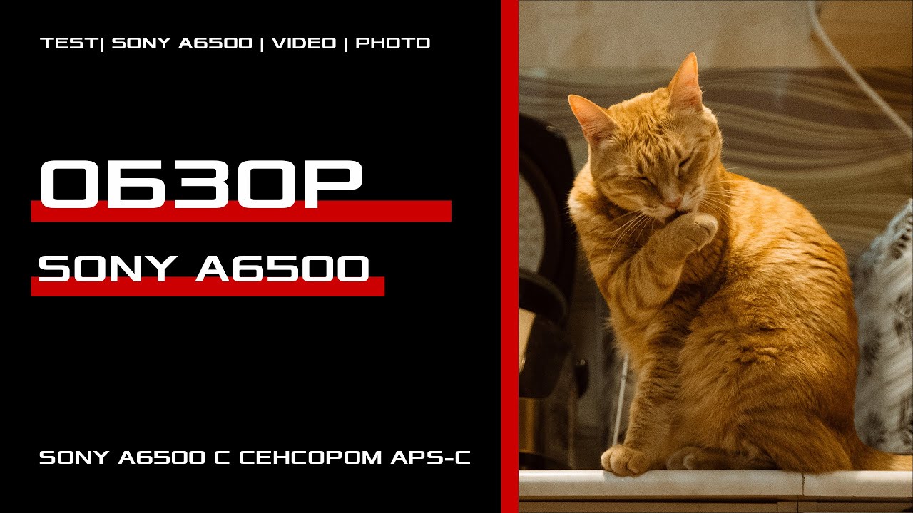 Обзор Sony A6500