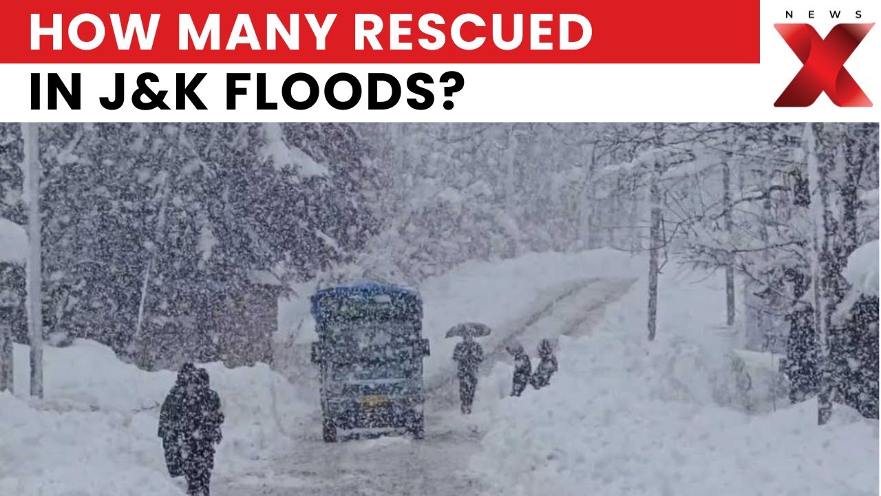 J&K Storm: Flooded Roads And Snowfall Force Emergency Rescue Operations