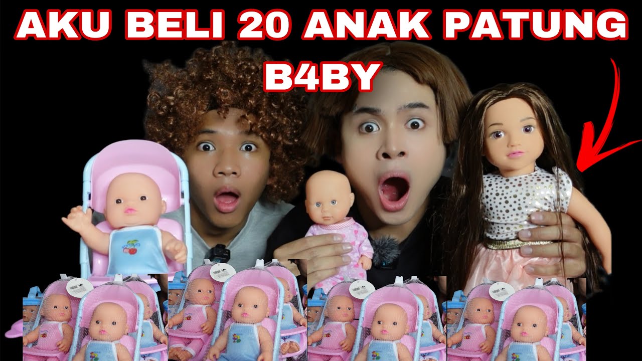 AKU BELI 20 ANAK PATUNG B4BY😰| ADA YANG BESAR MACAM ANN4BELE 😳