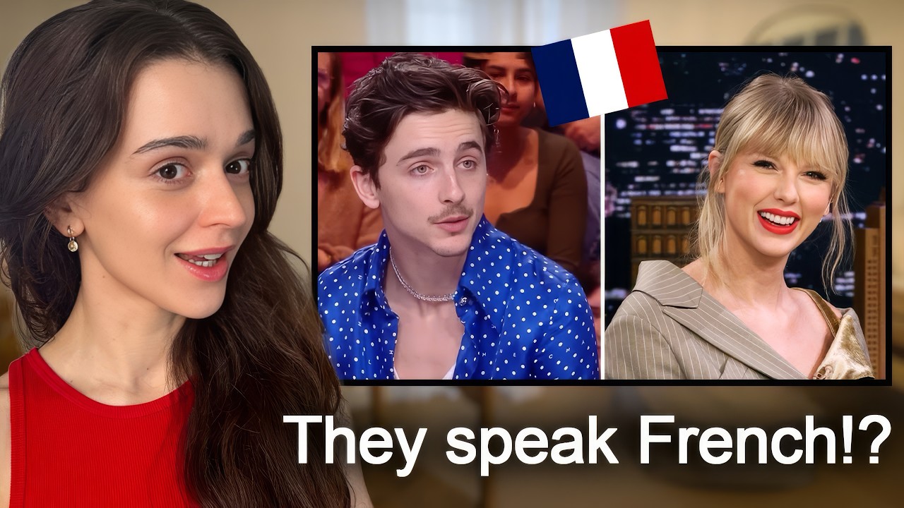 French Girl Reacts to Celebrities Speaking French