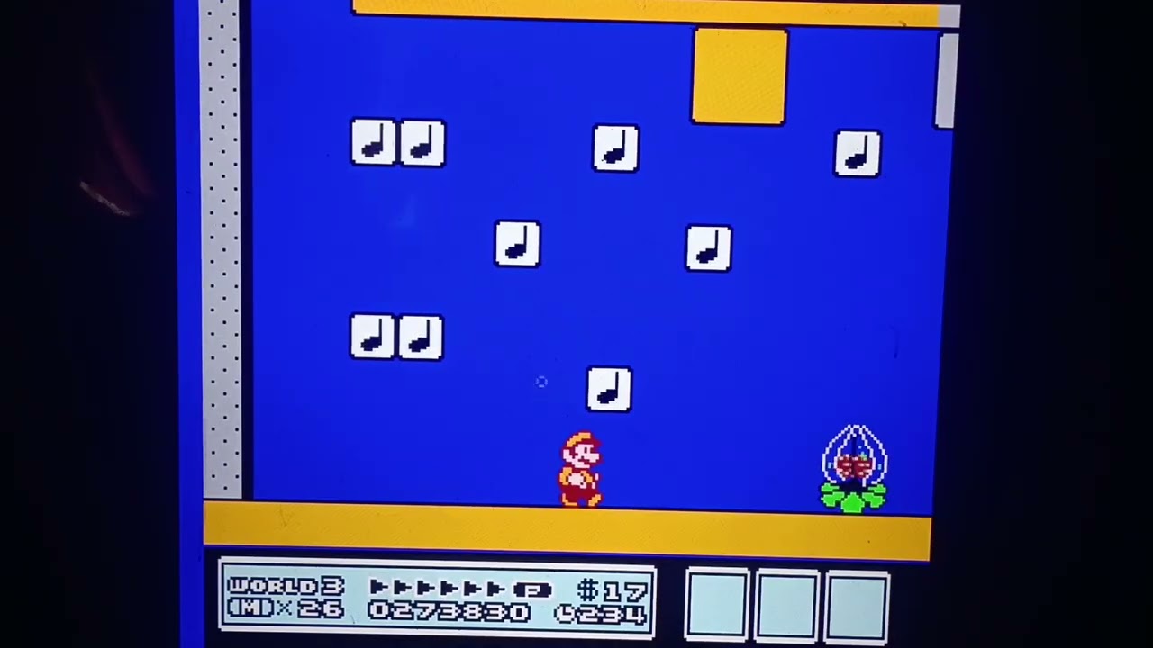 Classic 1988 Nintendo NES Super Mario Bros 3 World 3-1 Sunday January 18th 2026