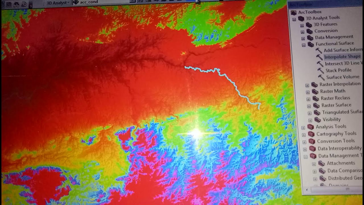 How to create River longitudinal profile