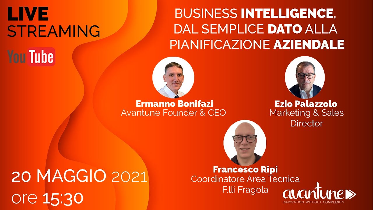 LIVE - Business Intelligence, dal semplice dato alla pianificazione aziendale