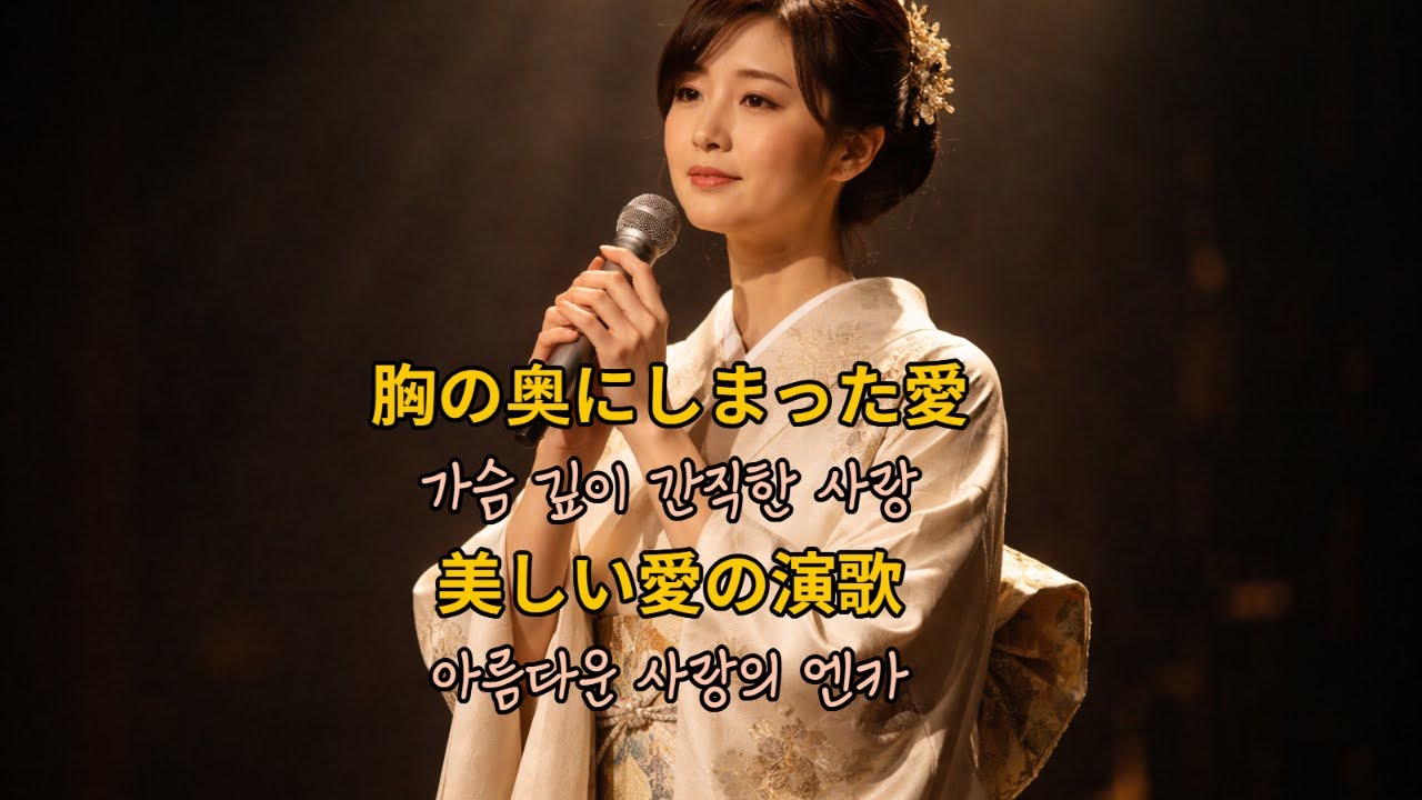 胸の奥にしまった、美しい愛を歌う演歌集  가슴 깊이 간직한, 아름다운 사랑을 노래한 엔카 모음집