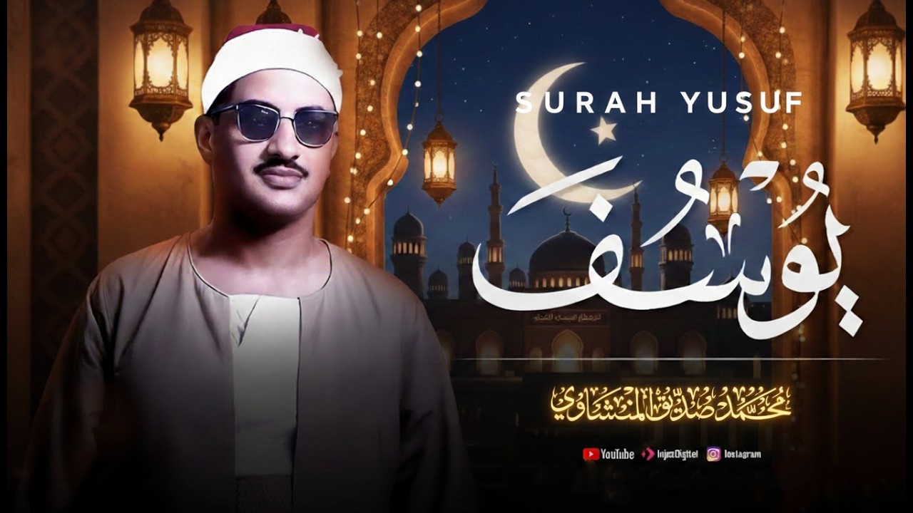 سورة يوسف كاملة   أروع ما قراء الشيخ محمد صديق المنشاوي  Surah Yusuf