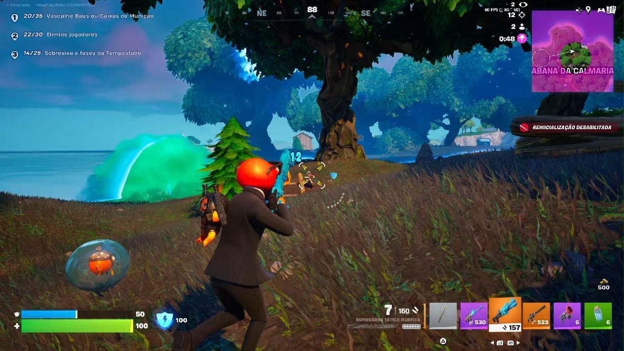 So no matinho escondido.../Fortnite