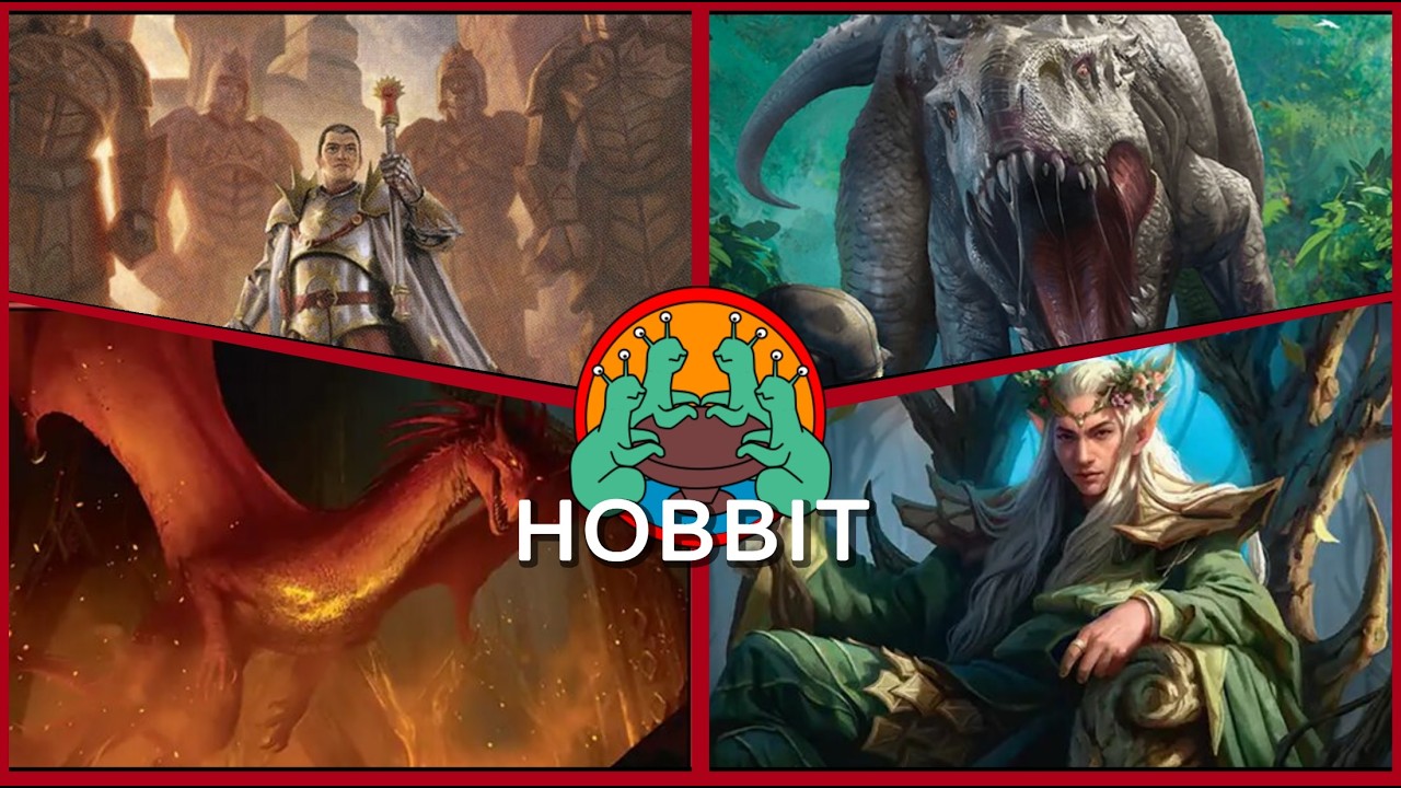 MTG EDH Slugfest | Hobbit's Thranduil vs Smaug, General Ferrous & Rex Alpha