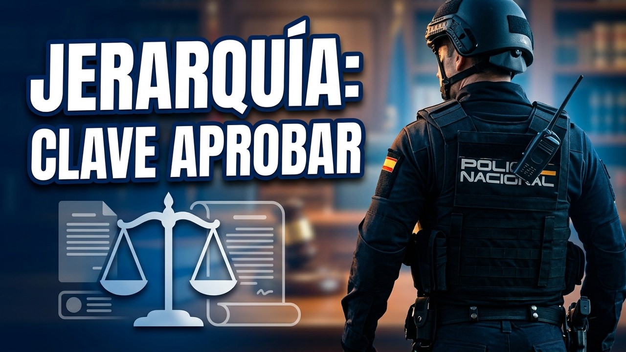 La Jerarquía Normativa en España | Tema 1 Oposiciones Policía Nacional 2025