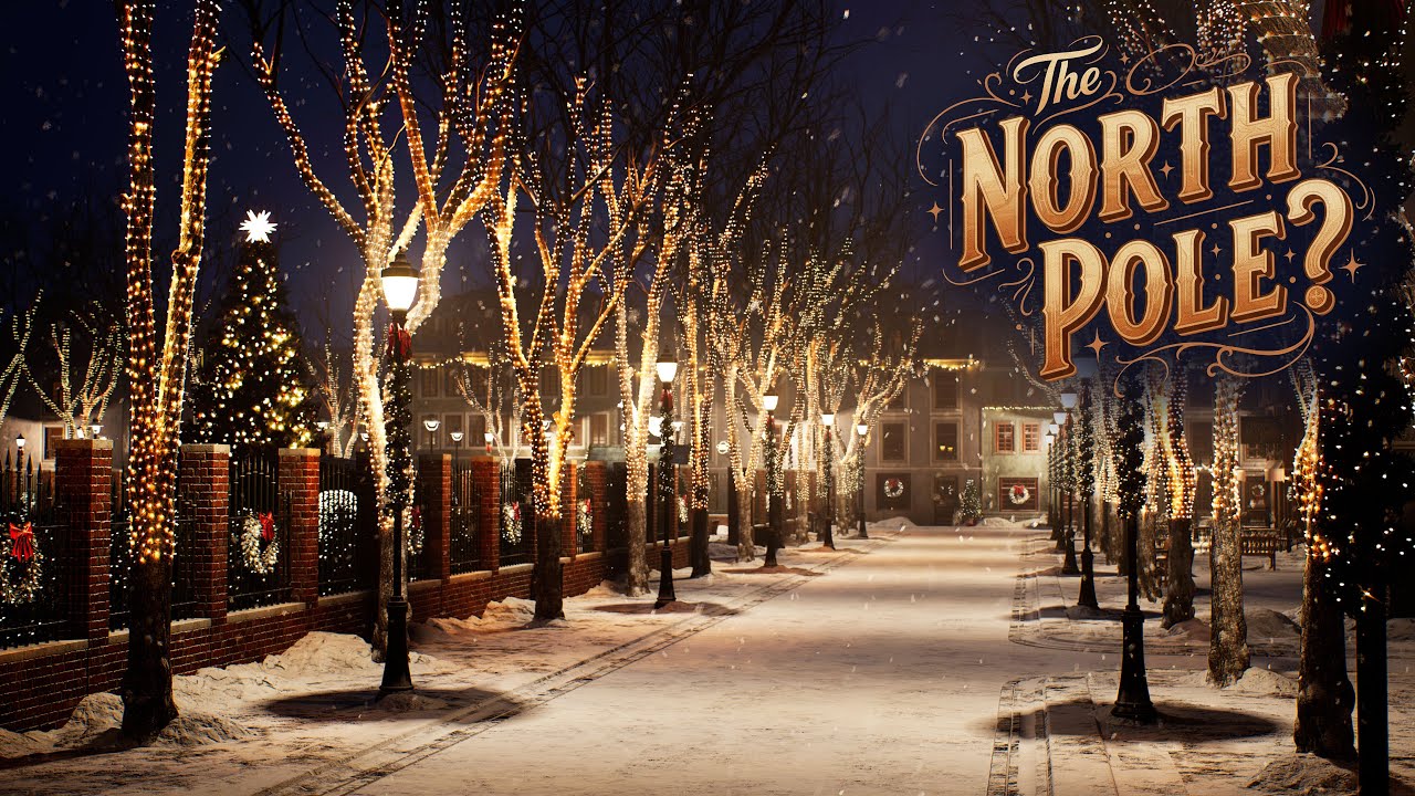 The Hidden Town Where Christmas Begins... | Relaxing Christmas Jazz Ambience