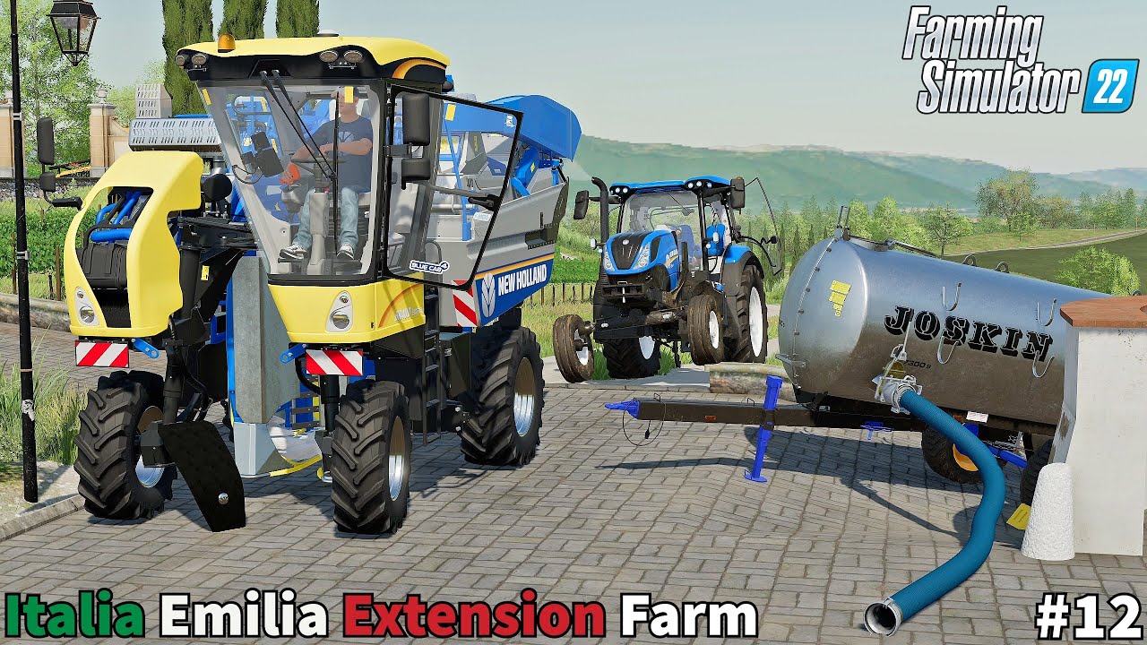Bringing Water, Feeding Cows, Grape Harvesting │Italia Emilia│FS 22│Timelapse#12