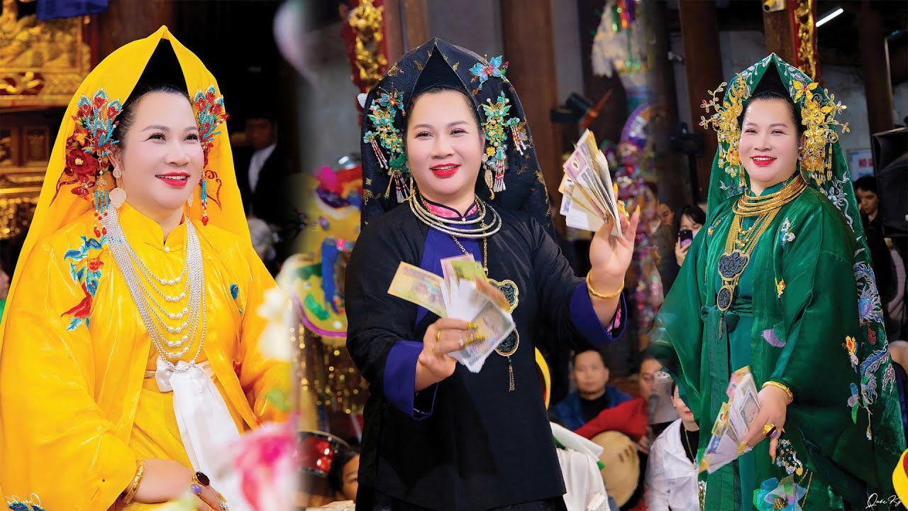 Đồng Thầy: Vũ Thị Thường - Loan Giá Dẫn Trình Đệ Tử - Tại Đền Quan Lớn Tuần Tranh - HD 2