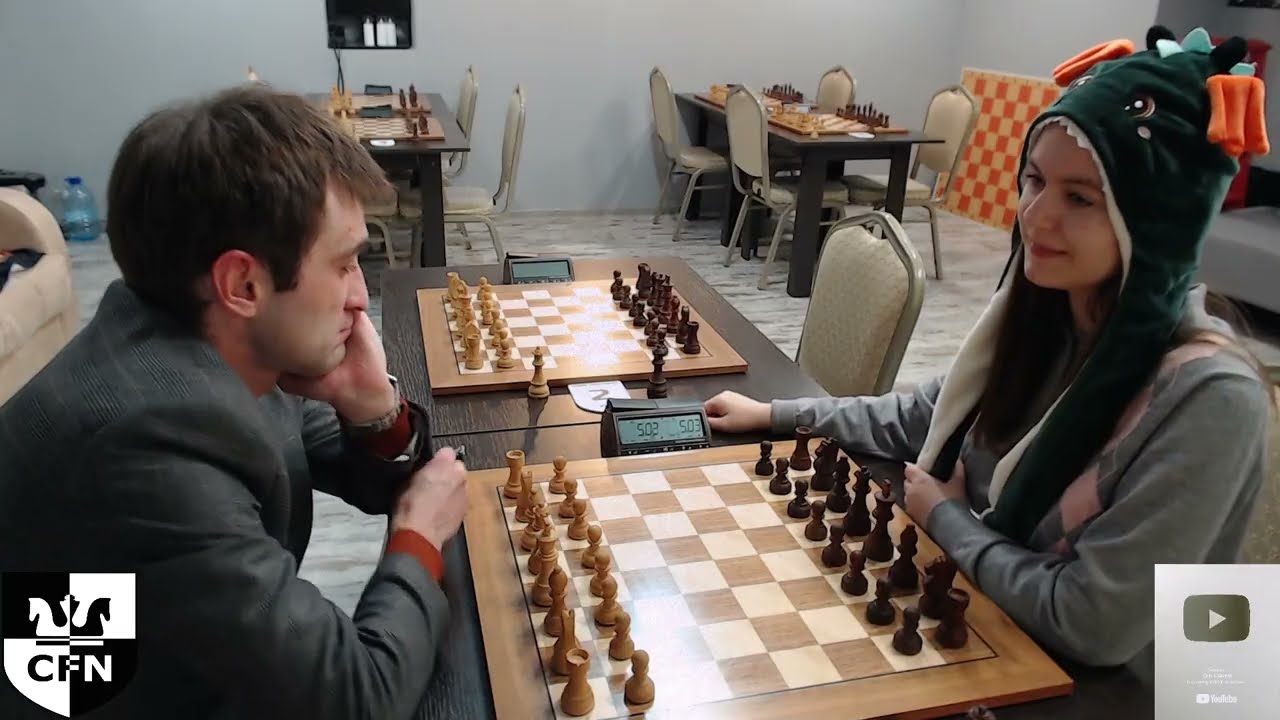 Elegant match. Pinkamina vs Monte Cristo. Chess Fight Night. Blitz.