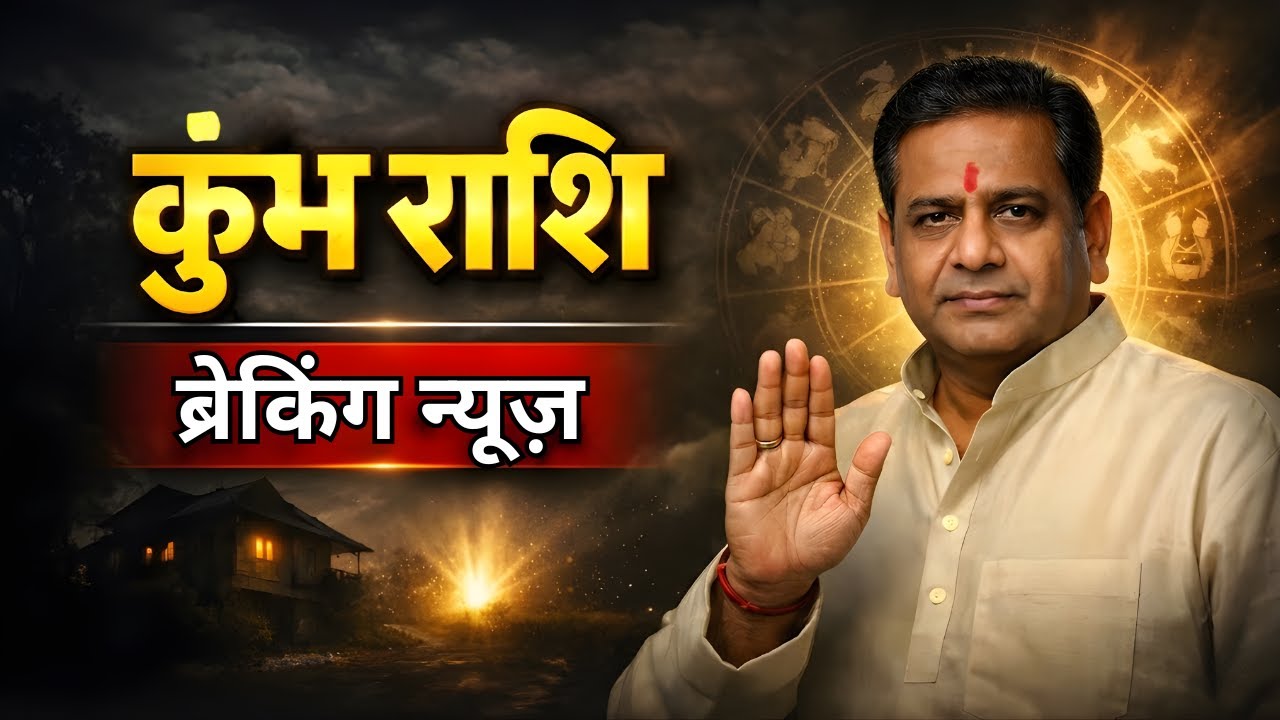 कुंभ राशि: तैयार हो जाओ! 2026 की सबसे बड़ी 'ब्रेकिंग न्यूज़' आपके घर से निकलेगी!