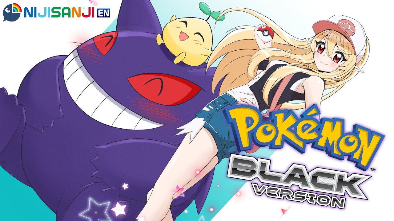 【POKEMON BLACK: CHANDELURE CHALLANGE】NEVER BACK DOWN NEVER WHAT?!【NIJISANJI EN | Pomu Rainpuff】