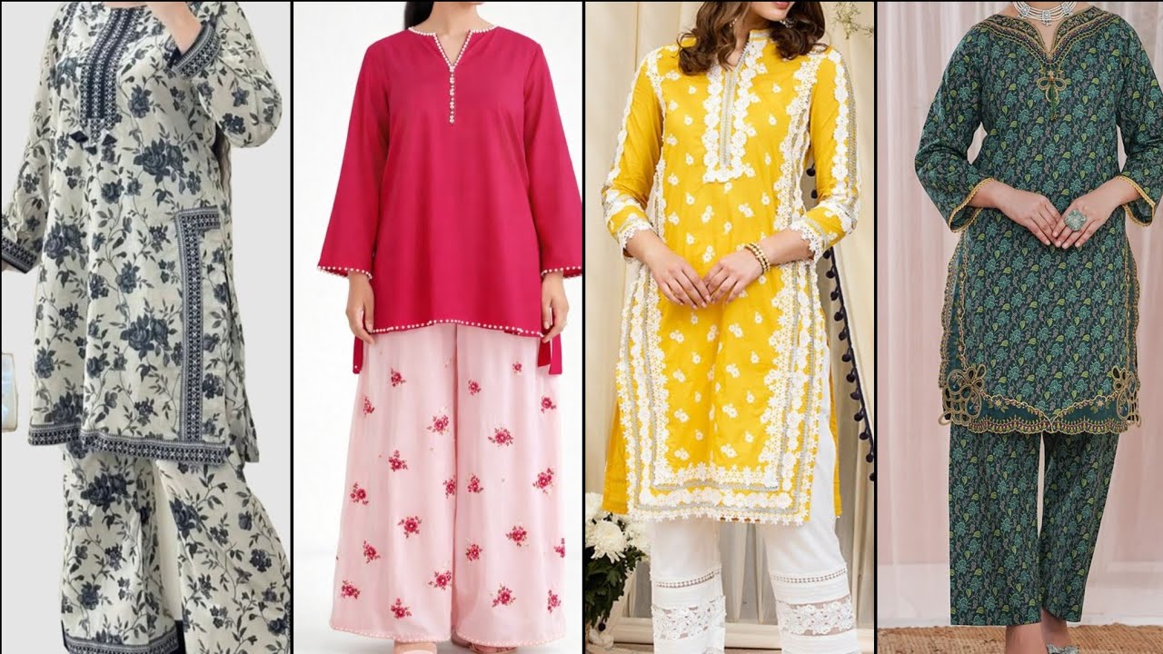 Most Beautiful trendy  Eid clothes designs/ girls formal dresses collection 2026