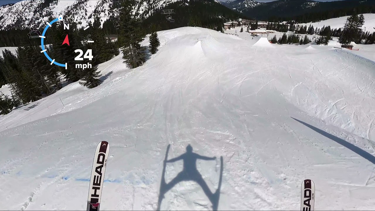Stevens Pass - Rollers and Terrrain Park Jump Enjoyment