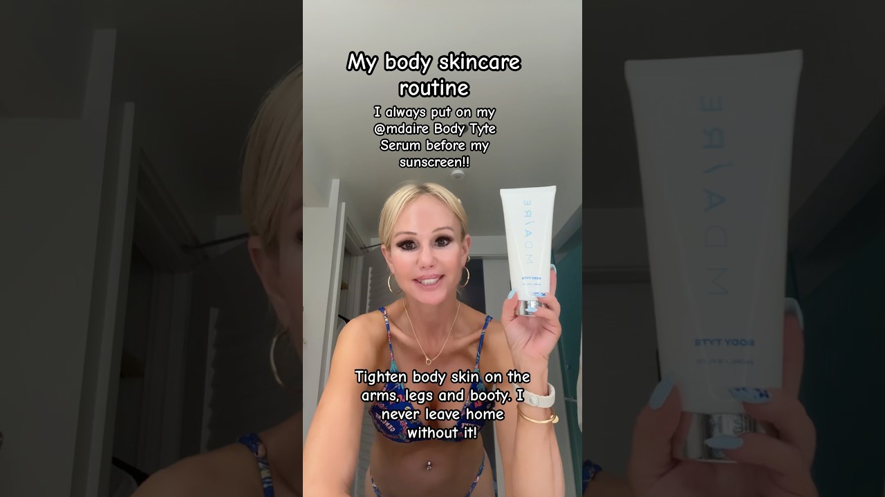TIGHTEN body skin!! #over40 #skincare #mdaire #bodytight #firmskin #skintightening