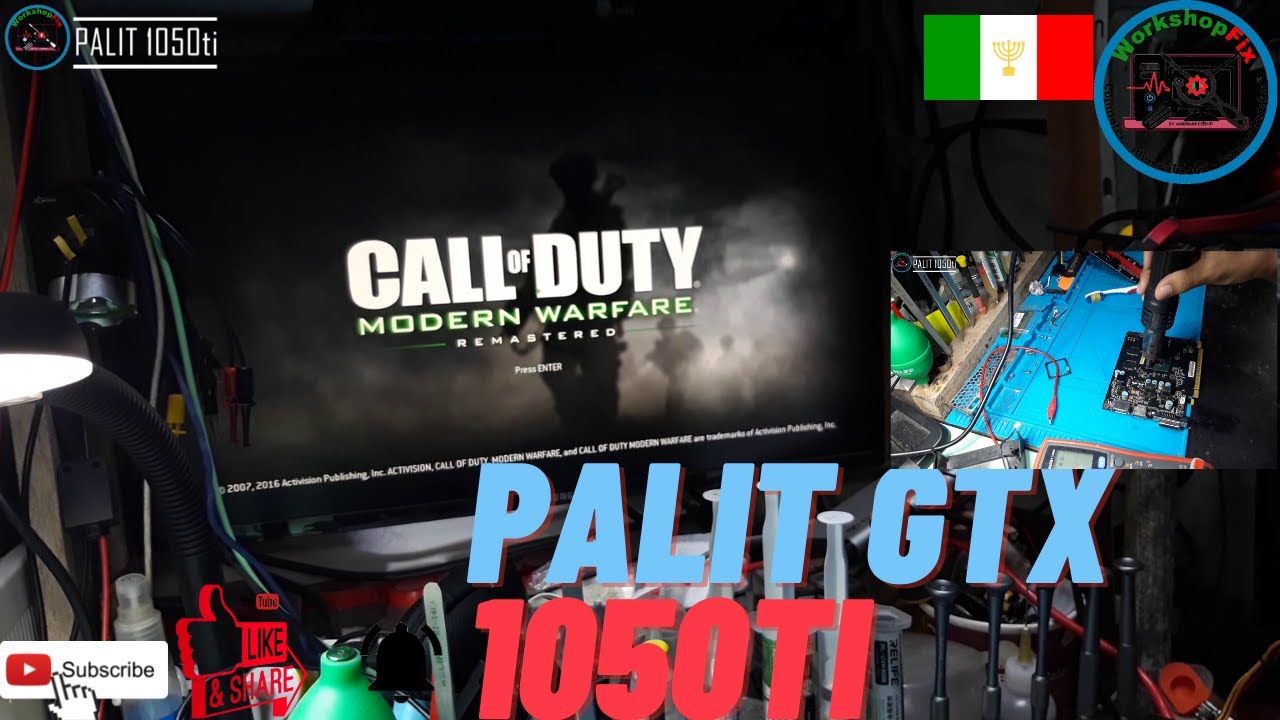 PALIT GTX 1050ti - No display, How to repair and how to know if no issue on volts testpoint? Solved!