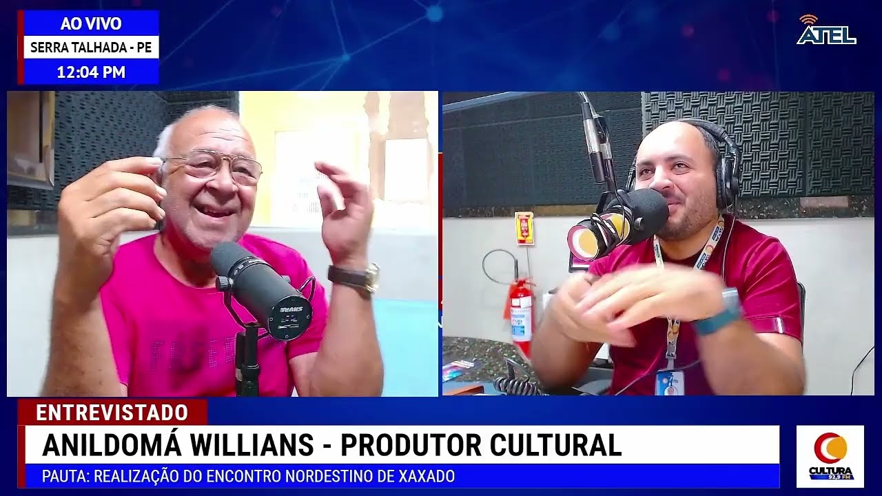 ENTREVISTA: ANILDOM&Aacute; WILLIANS - PRODUTOR CULTURAL SOBRE, REALIZA&Ccedil;&Atilde;O DO ENCONTRO NORDESTINO DE XAXADO
