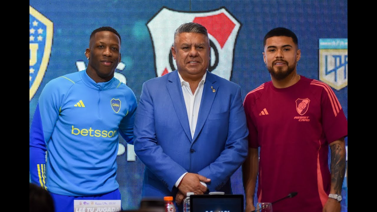 #ConferenciaLPF | Luis Advíncula y Paulo Díaz anticiparon Boca - River