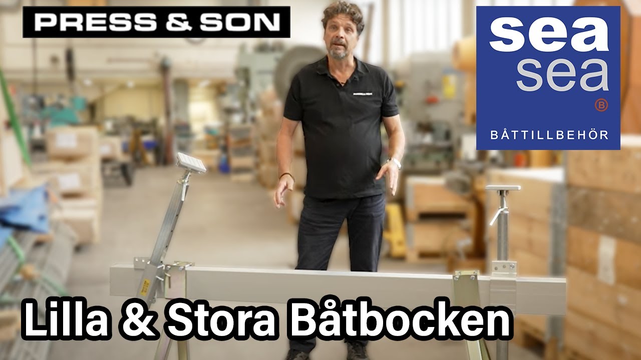 Press & Son Båtbockar för motorbåtar