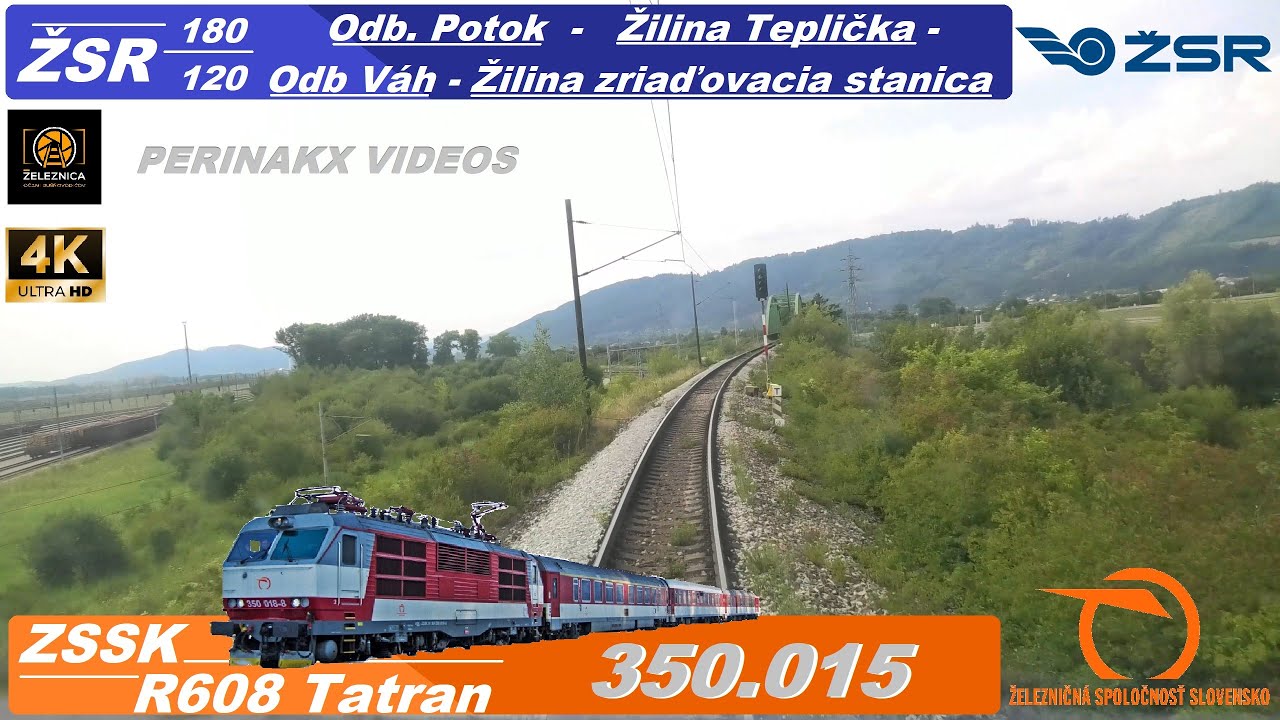 4K Cabview ► Žilina variantné cesty  / Alternative Rail Routes near Žilina / (Part 1)