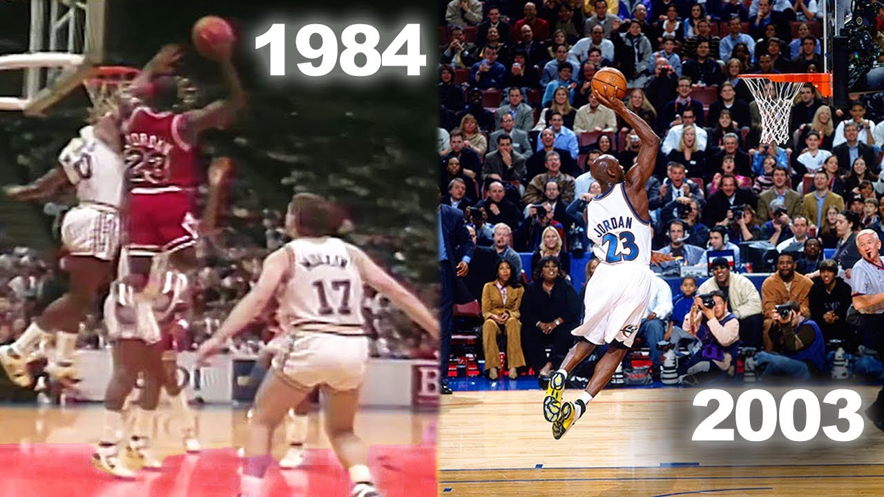 NBA Legends First vs Last Dunk
