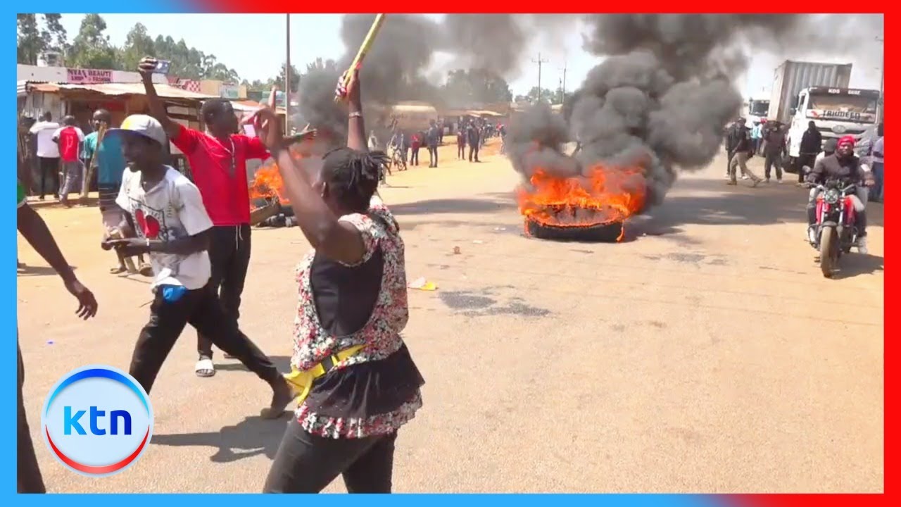 Wafanyakazi wa Nzoia waziba barabara wakipinga mishahara kuchelewa