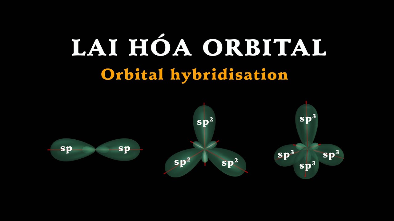 [Hóa 10.10] Lai hoá orbital nguyên tử. Atomic orbital hybridization