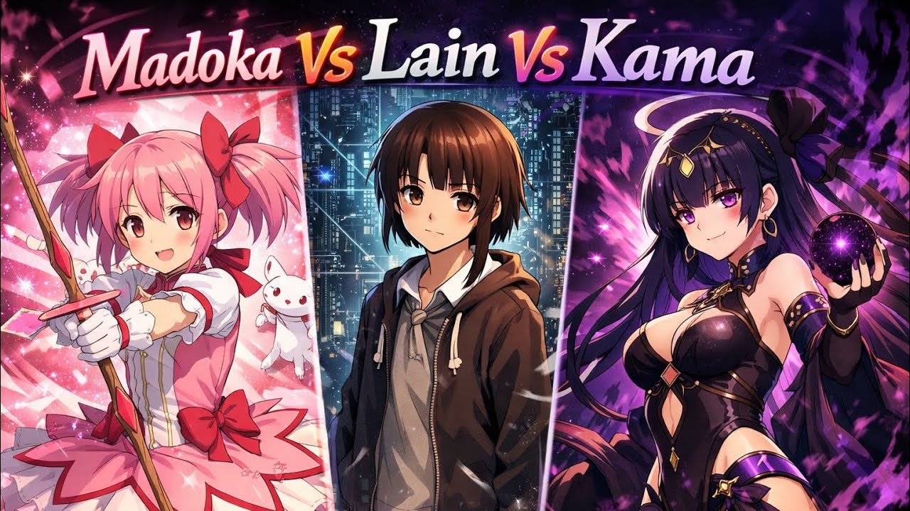 Madoka Magic Vs Lain Weird Vs Kama Type Moon 