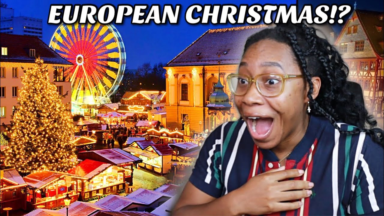 AMERICAN REACTS TO EUROPEAN CHRISTMAS TRADITIONS! (HOW DOES EUROPE CELEBRATE CHRISTMAS?) 😳