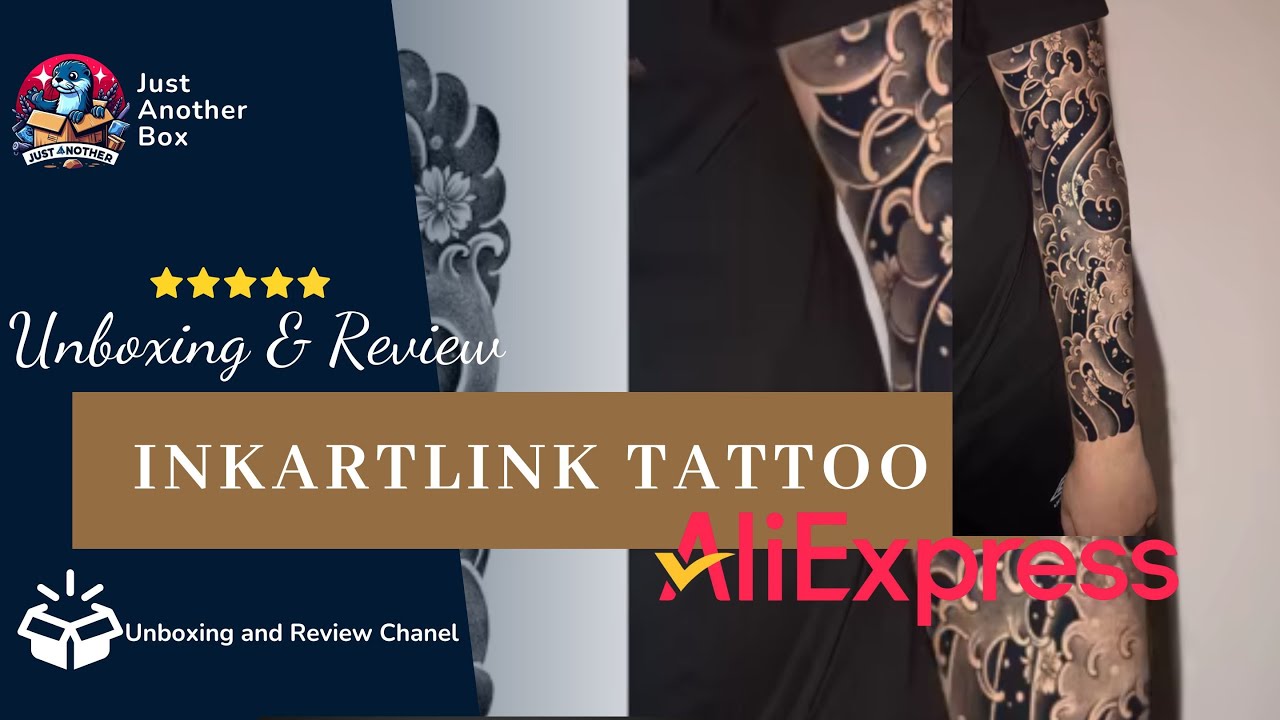 Inkster tattoo von Aliexpress im Test Tempor&auml;res Tattoo taugt es was?