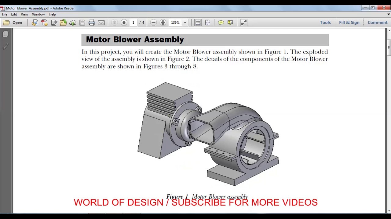 MOTOR OF MOTOR BLOWER ASSEMBLY