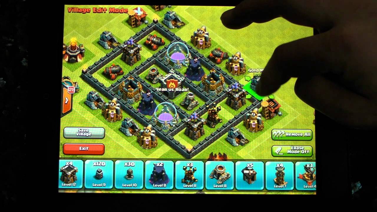 Build a base with Daddy - Town Hall 6 - farming base